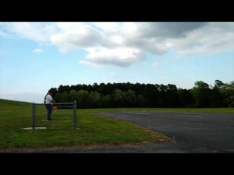 Landing my 70mm E-flite F-16 Thunderbird - 2021-04-05