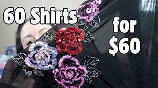 60 Shirts for $60 at the $0.99 Sale | Online Reseller Thrift Haul