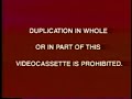 Opening To Mary Poppins VHS 1986