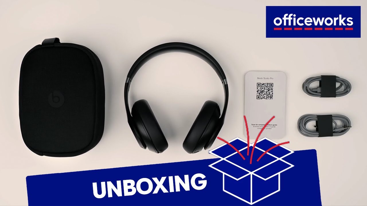 Beats Studio Pro Wireless Headphones Black | Officeworks