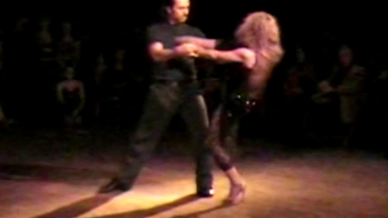 Gustavo Rosas. Tango con Guillermina Quiroga en NEW York.Abril 2005.U.S.A.