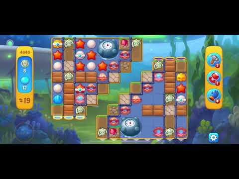 Fishdom Gameplay lvl 4849 Hard Level / Fishdom Master