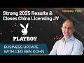 Playboy, Inc. (NASDAQ: PLBY) CEO Ben Kohn: 2025 Results & Closes China Licensing Joint Venture Deal