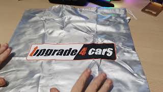 Upgrade4cars Funda Coche Exterior Universal, Por su coste cumple bien, pero es muy delgada