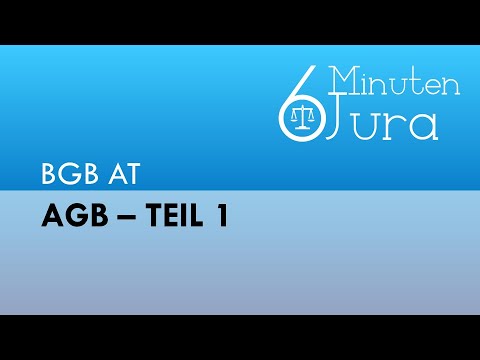 BGB AT - Terms and Conditions (Part 1)