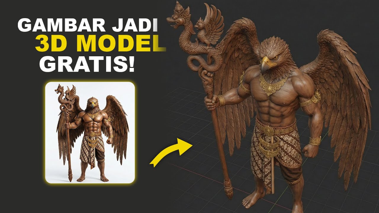 AI 3D MODELING! Bisa Buat 3D Model, Texturing, Rigging, Animating DLL VITA3D