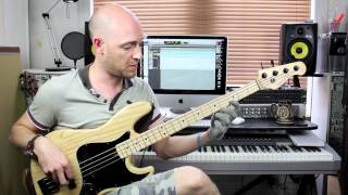 Funk Bass Groove #2 - Lesson with Scott Devine (L#67)