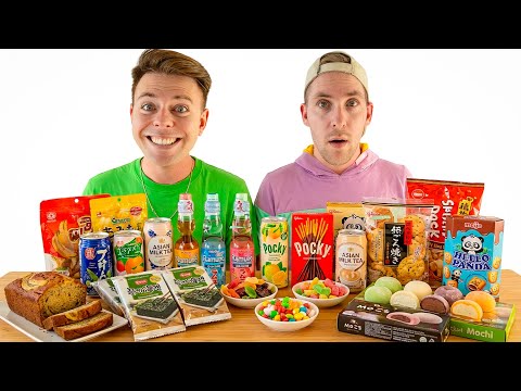 Smager mærkelige Asiatiske Snacks