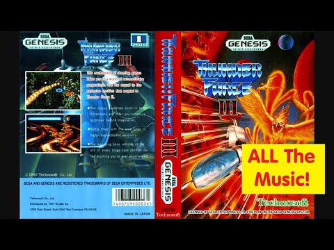 THUNDER FORCE III HQ OST soundtrack! Amazing Sega Genesis / Mega Drive music!