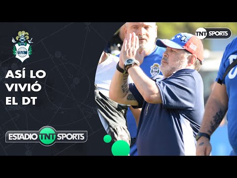 Así vivió MARADONA el clásico platense