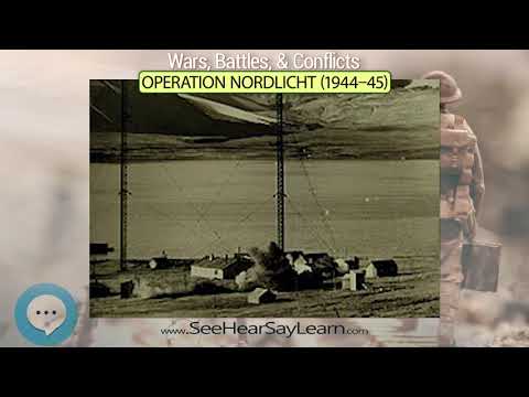 Operation Nordlicht 1944–45 💣💥😎 Wars Battles Conflicts 😎💥💣