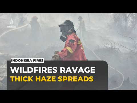 Indonesia wildfires: Crews race to contain spreading blazes