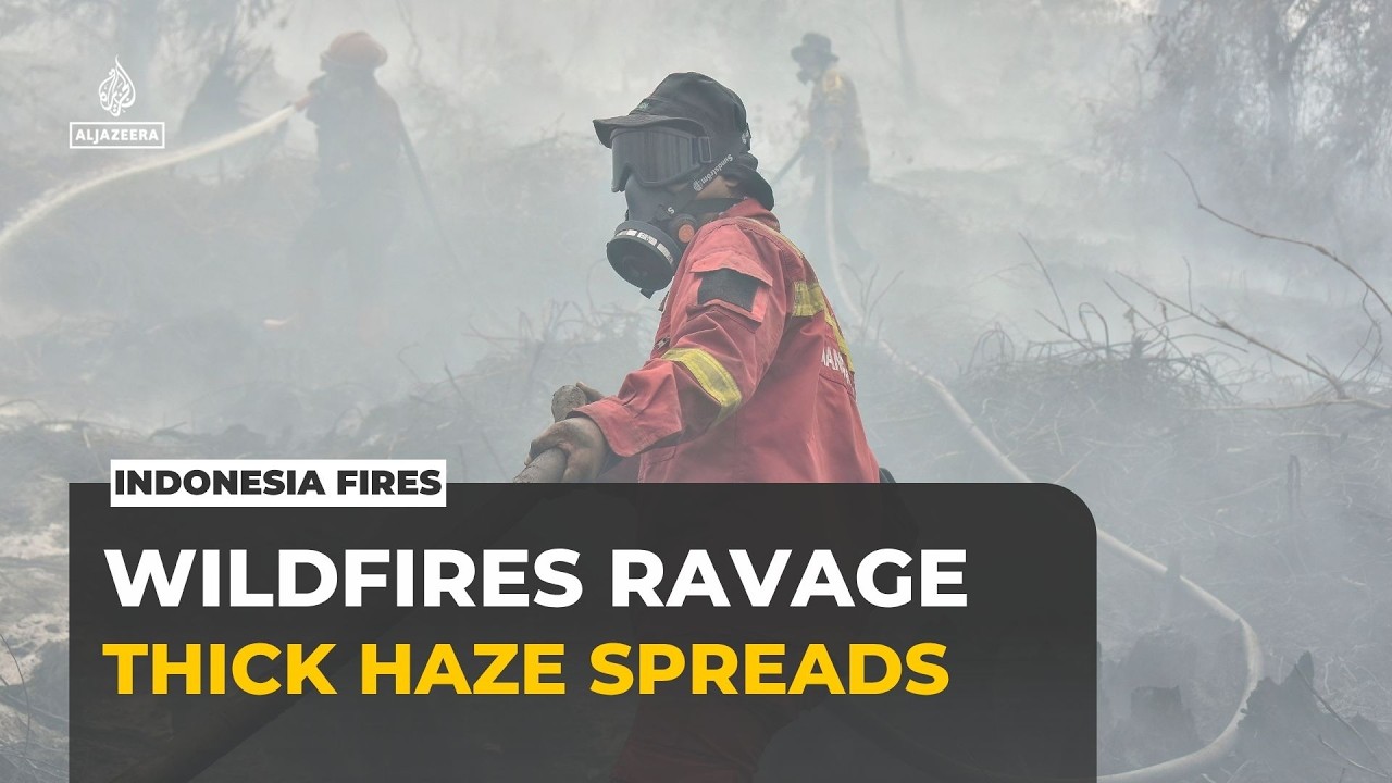 Indonesia wildfires: Crews race to contain spreading blazes