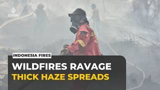 Tens of thousands of hectares burning across Indonesian peatlands as emergency crews battle spreading wildfires