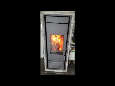 Schiedel Kingfire Kamin Raumluft unabhänig im Haas Fertighaus + Inbetriebnahme - Schiedel Chimney