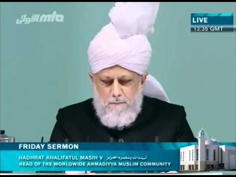English Friday Sermon 11th November 2011 - Islam Ahmadiyya
