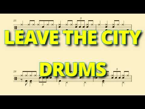 Leave The City - Twenty One Pilots - Drums Sheet Music