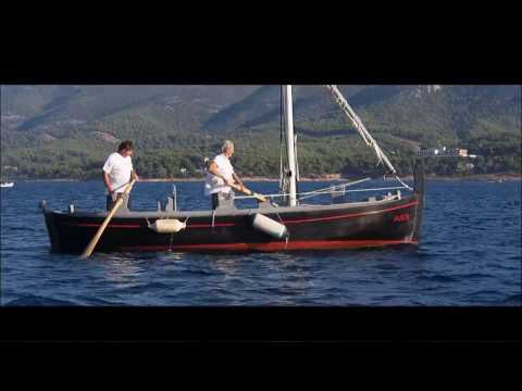 Gajeta na vesla i latinsko jedro