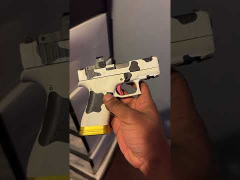 Sexy Glock 43x MOS cow print with lil upgrades full review coming soon…….