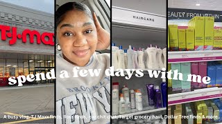 VLOG | a busy vlog, TJ Maxx finds, Ulta run, car chit chat, Dollar Tree finds, Amazon haul & more