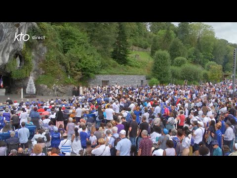 Chapelet du 15 août 2023 à Lourdes