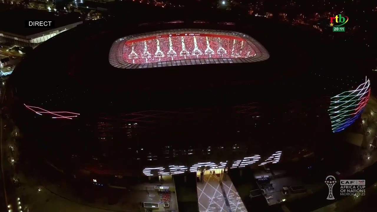 RTB - CAN 2025 : mi-temps du Match d’ouverture Maroc 0  vs Comores 0