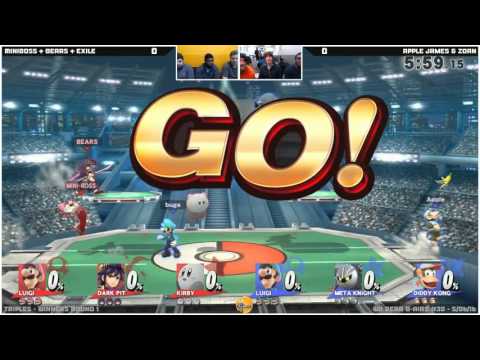 WBB #30 | Apple, James & Zoan vs MiniBoss, Bears & Exile - Winners Round 1 - Sm4sh Triples