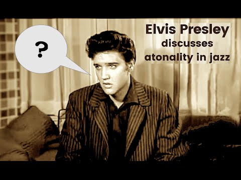 Elvis Presley discusses atonality in jazz (Dave Brubeck and Lennie Tristano references)
