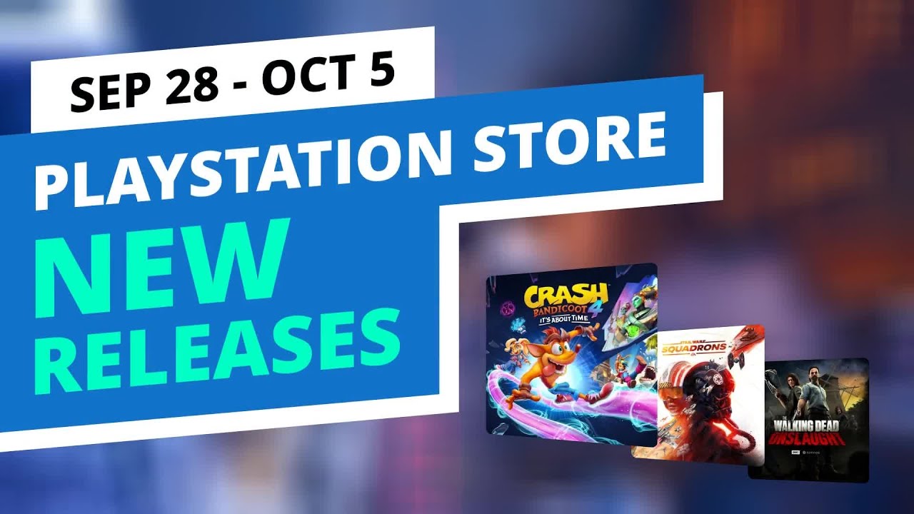 New Games in the official PlayStation Store, Sep 28 - Oct 5