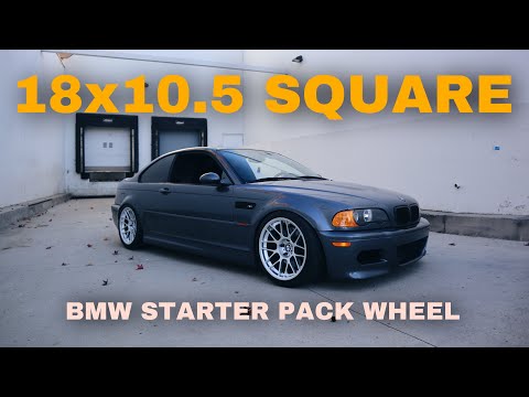 E46 M3 Gets New Wheels!! (18x10.5 Apex Arc-8)