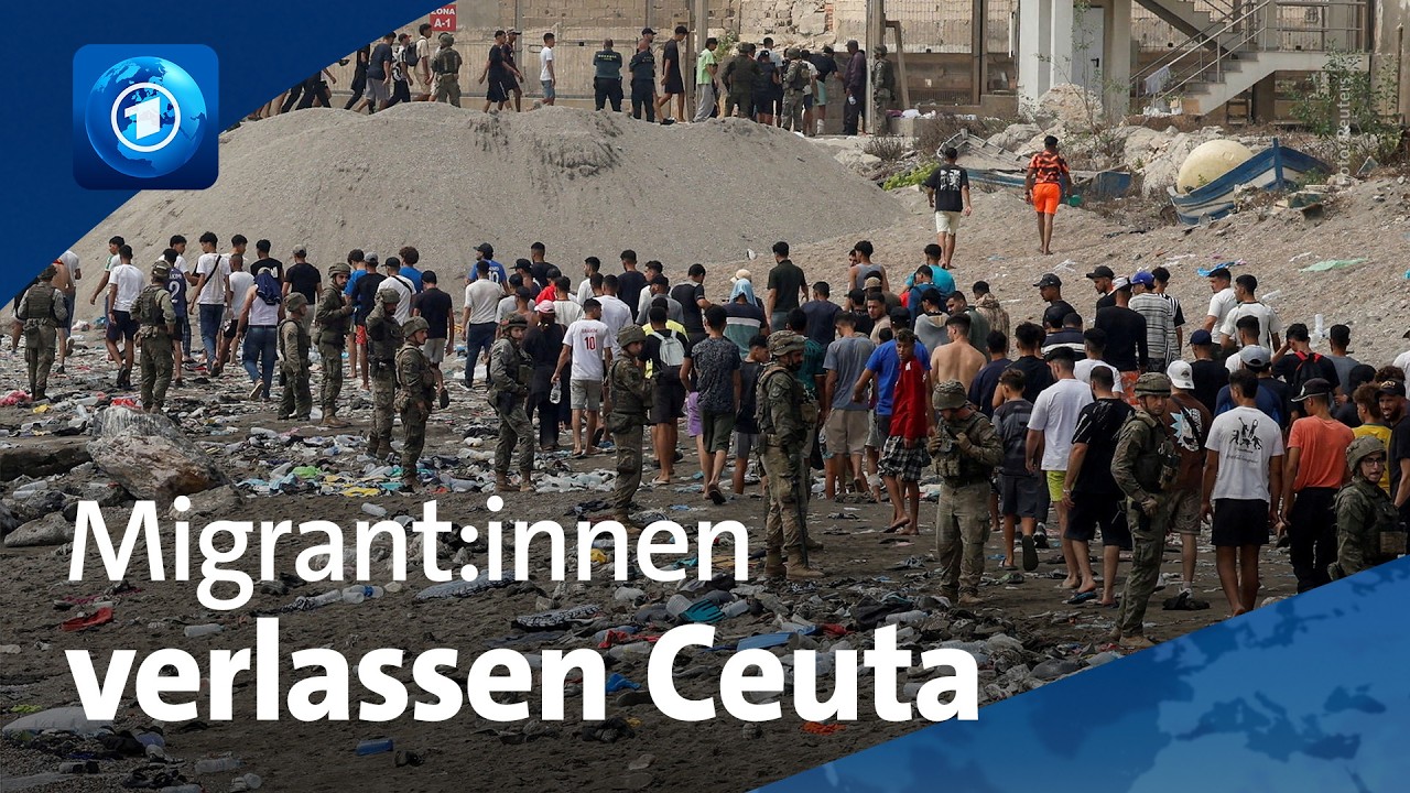 Migranten verlassen Ceuta und kehren nach Marokko zurück