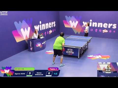 WINners CUP table 2  05.10 Egorov Kirill - Syksa Aleksandr  20:00