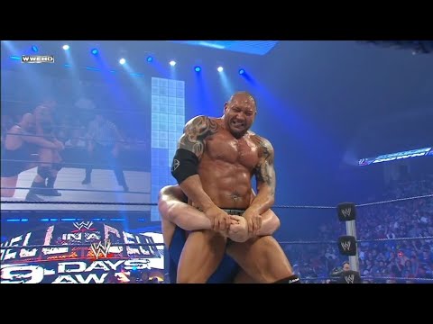 Batista vs. The Big Show - SmackDown 09/18/2009 (2/2)