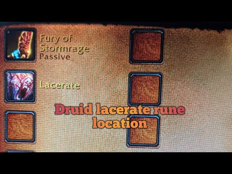 Season of Discovery:Druid lacerate rune location