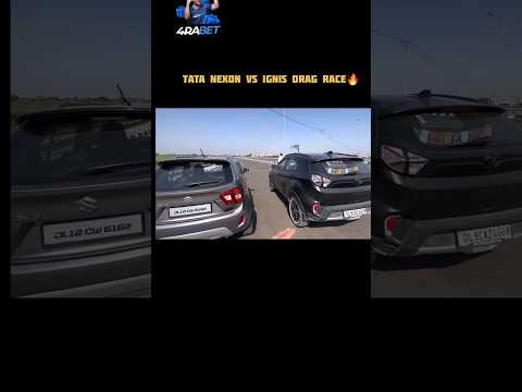 ignis vs Nexon drage race |tata vs Suzuki|who will be winner 🏆