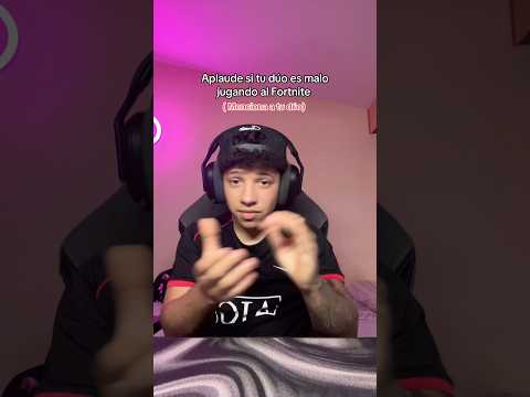 Aplaude si tu dúo es malo jugando al Fortnite.