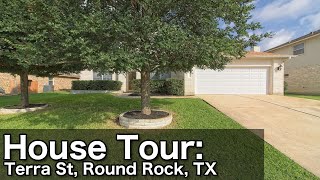 MLS House Tour: 1410 Terra St, in Round Rock, TX - Fantastic Indoor/Outdoor Living Space