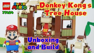 A visit to the Jungle Kingdom! LEGO Super Mario - 71424 Donkey Kong's Tree House Unboxing and Build