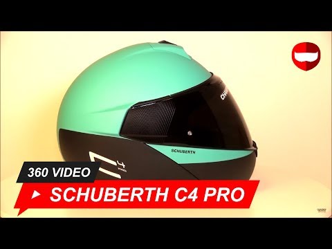 Schuberth C4 Pro Swipe Green Helmet - ChampionHelmets.com