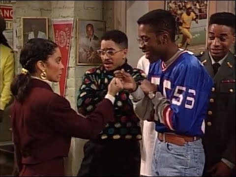 A Different World: 4x16 - Dwayne challenges Whitley to stay quiet for a day