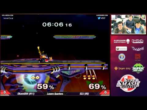 SSS 25 - OkamiBW (Sheik/Fox) Vs. S2J (Captain Falcon) - Loser's Quarters