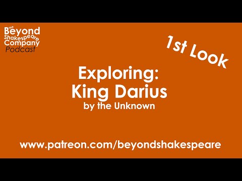King Darius (Beyond Shakespeare, webcam, 2020)