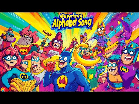 Superhero Alphabet Song | A-Z of Funny, Original Heroes!