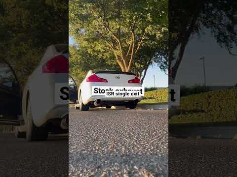G37 Sedan ISR Single Exit w/ Stock Cats