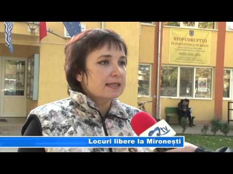 Locuri libere la Mironesti