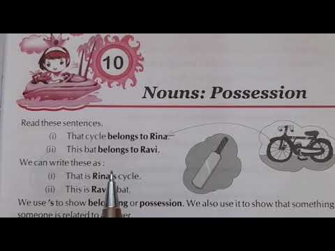 L-10 | Nouns : Possession | Class - 4 | Fun with Grammar