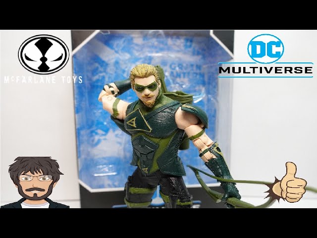 Vídeo relacionado con McFarlane Toys - Figura Green Arrow de 17,8 cm - Figuras DC Multiverse - Juguetes Batman - Dibujos Animados Batman - Coleccionables en el Interior - 22 Piezas Móviles - Tarjeta de Arte Coleccionable