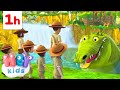 Un énorme crocodile d’Afrique 🐊 | Chansons pour Enfants | HeyKids en Français
