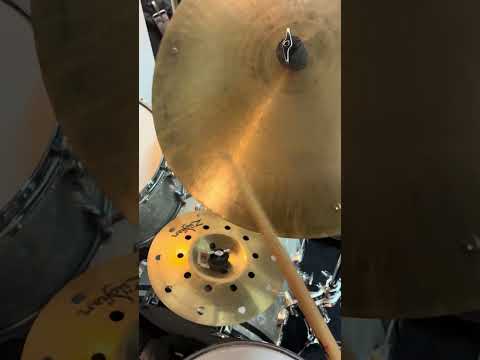 RARE! Paiste Formula 602 18” Flat Ride Cymbal 3 rivets image 2