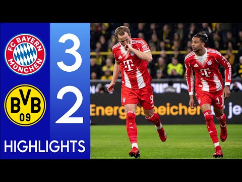 Fc Bayern Munich vs Dortmund 3-2 highlights bundesliga • Harry kane brace | bvb 1-2 fc bayren 